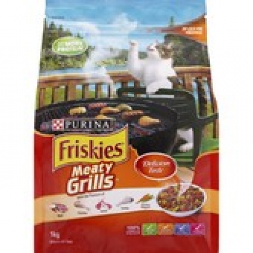 Friskies Meaty Grills Adult Cat Food 1kg