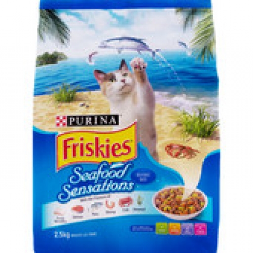 Friskies Seafood Sensations Cat Food 2.5kg