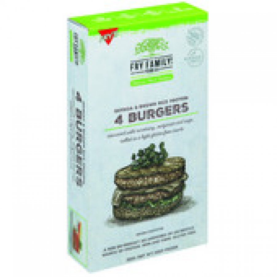 Fry's Protein & Quinoa Frozen Chicken Burgers 320g