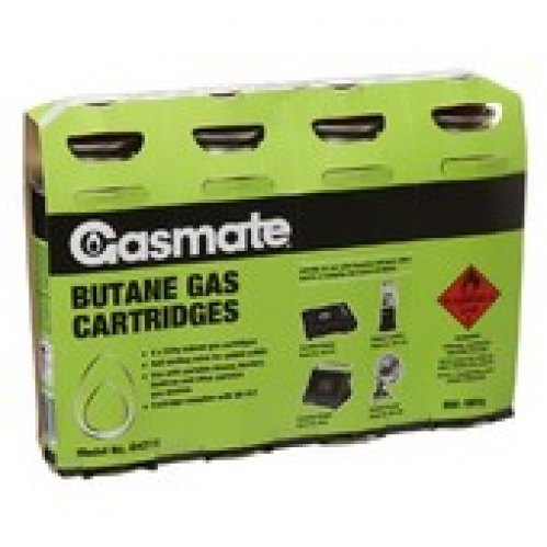 Gasmate Butane Cartridge 4 pack