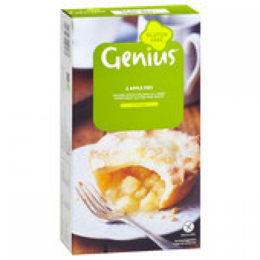 Genius Gluten Free Frozen Apple Pies 2 pack 320g