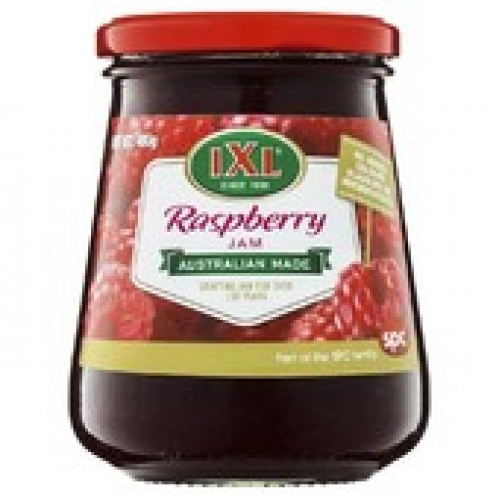 IXL Glass Conserve Jam Raspberry 480g