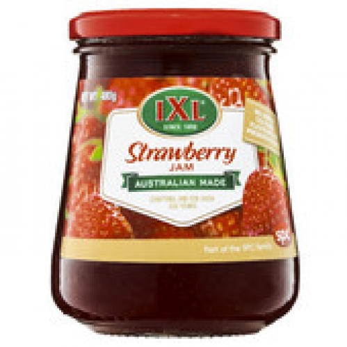 IXL Glass Conserve Jam Strawberry 480g