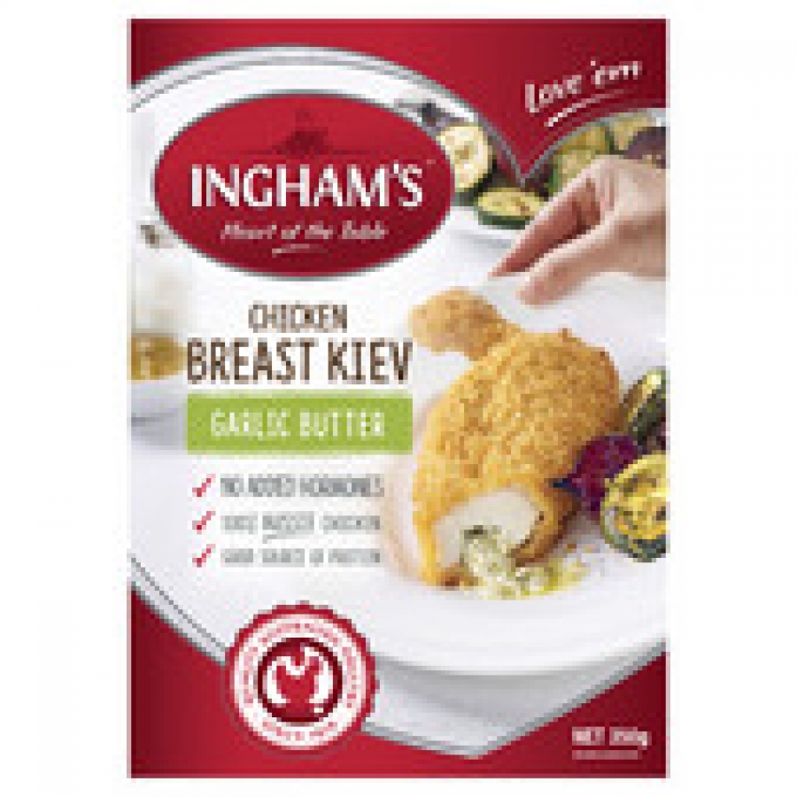 Ingham's Frozen Garlic Butter Chicken Kiev 350g