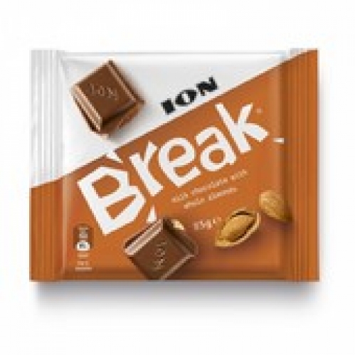 Ion Break Milk Chocolate with Almonds 85g