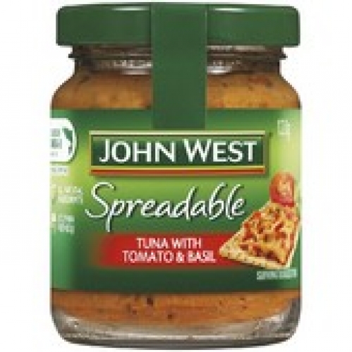 John West Tomato & Basil Spreadable Tuna 120g