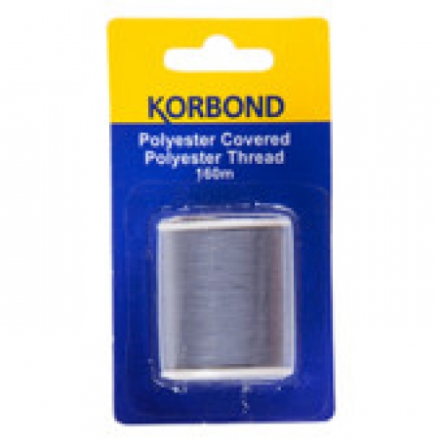 Korbond Rail Grey Poly Thread 160m