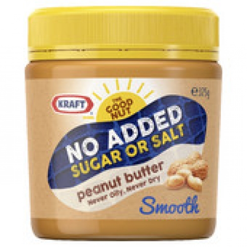 Kraft Smooth Peanut Butter No Added Salt 325g
