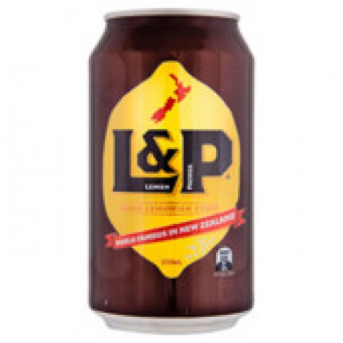 L & P Lemon & Paeroa Soft Drink 355mL