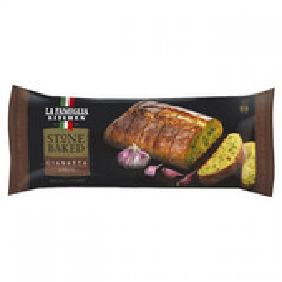 La Famiglia Stone Baked Garlic Ciabatta 330g