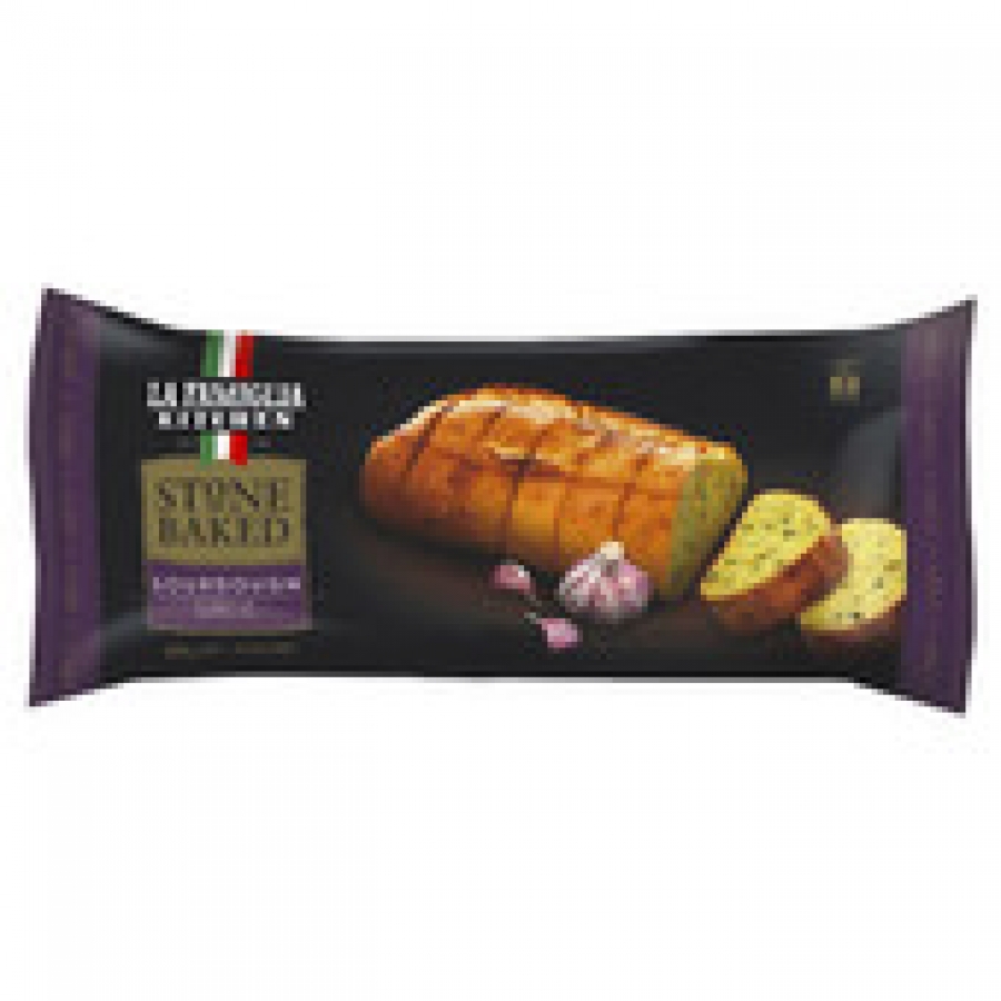 La Famiglia Stone Baked Garlic Sourdough Bread 480g