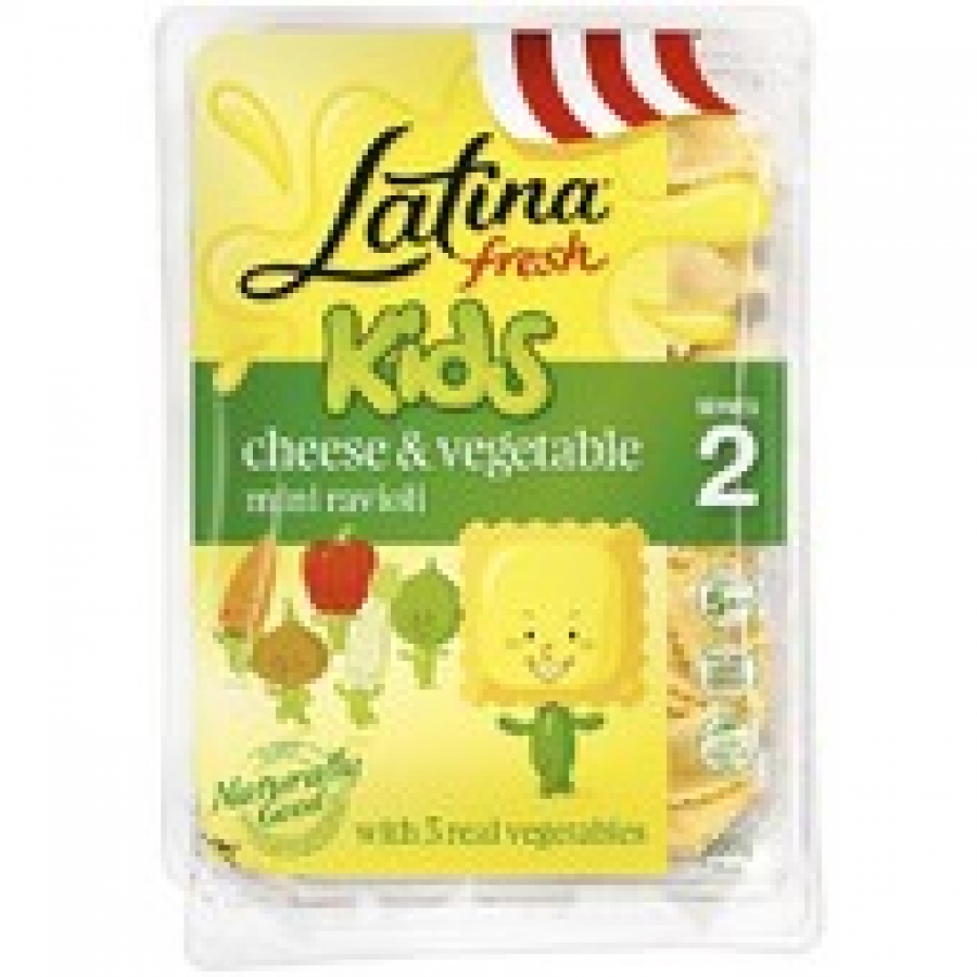 Latina Kids Mini Cheese & Vegetable Ravioli 200g