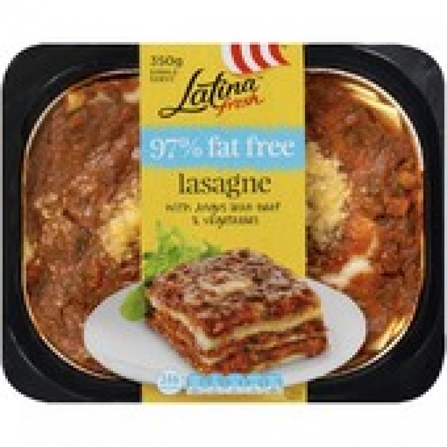 Latina Low Fat Beef & Vegetable Lasagne 350g