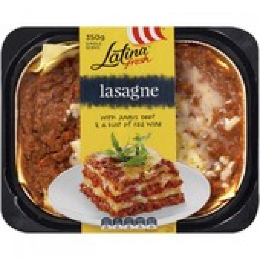 Latina Meal Lasagne Angus Beef and a Hint of Red Wine 350g