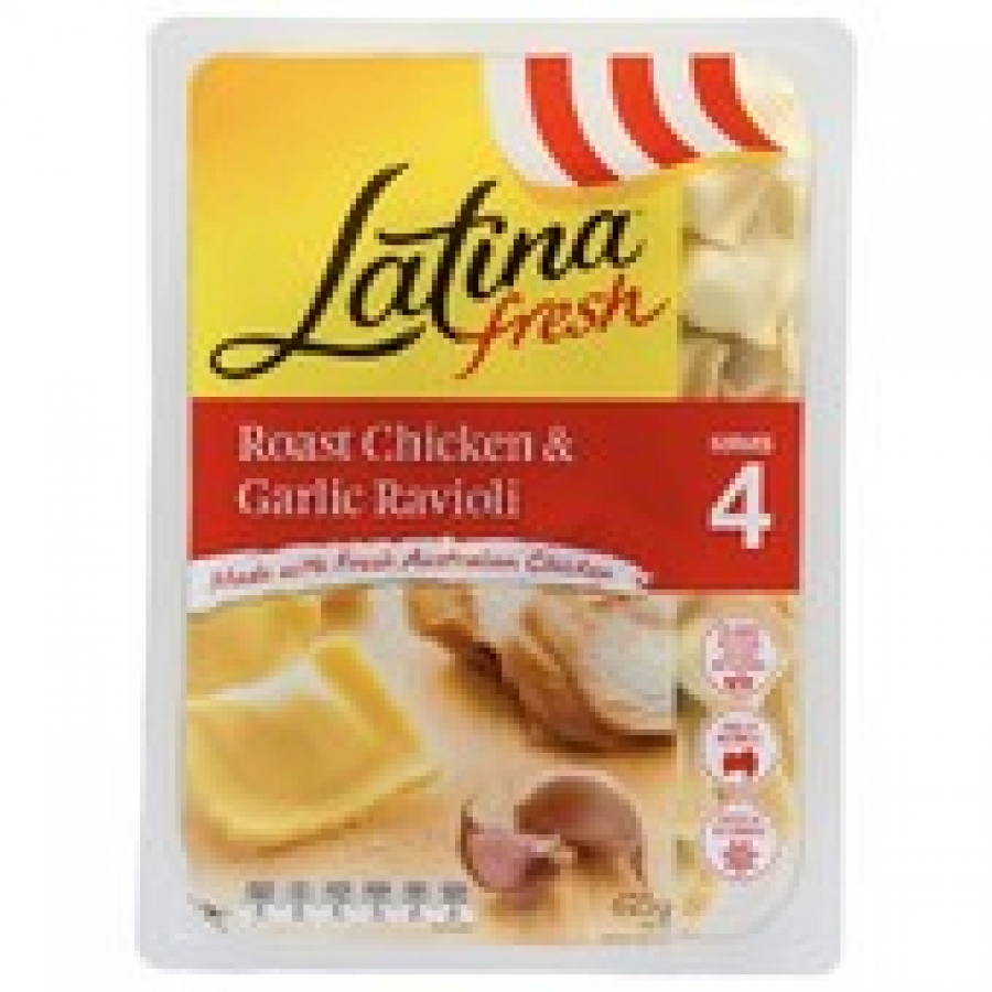 Latina Roast Chicken & Garlic Ravioli 625g