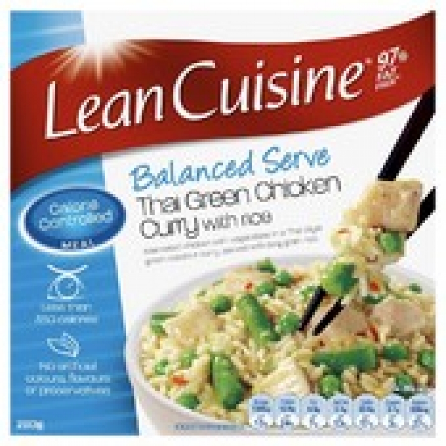 Lean Cuisine Balanced Serve Chicken Curry Thai Green with Rice Frozen Meal 280g