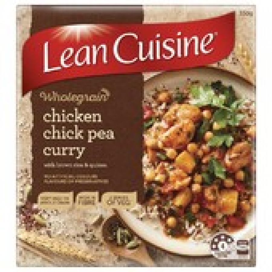 Lean Cuisine Chicken Spinach & Chickpea Curry with Quinoa Rice Frozen Steam Meals 350g