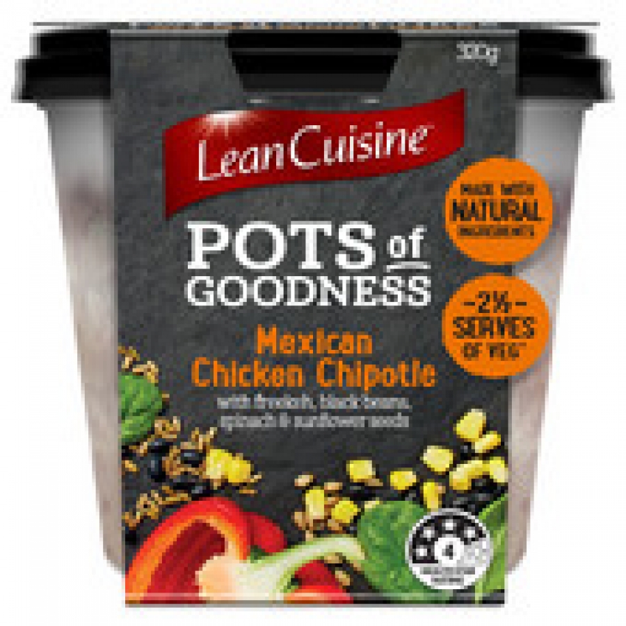 Lean Cuisine Pots of Goodness Mexican Chipotle Chicken Frozen Meal 320g
