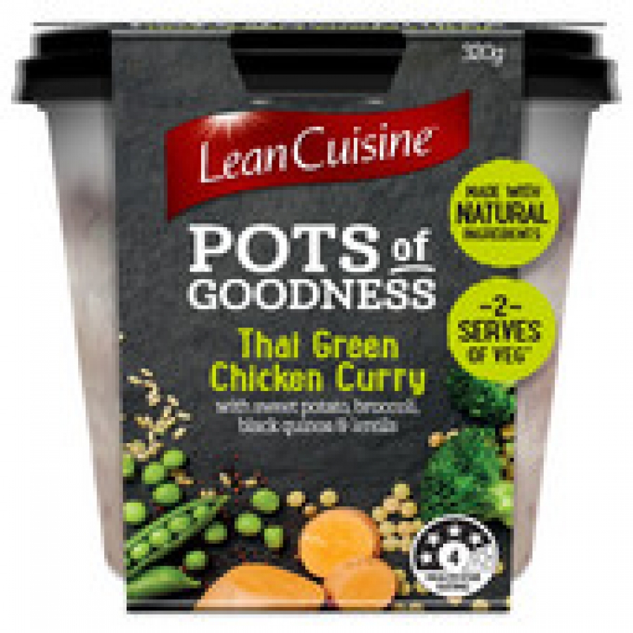 Lean Cuisine Pots of Goodness Thai Green Chicken Curry Frozen Meal 320g