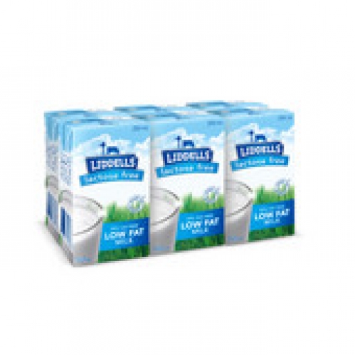 Liddells Lactose Free Low Fat Milk 6 pack