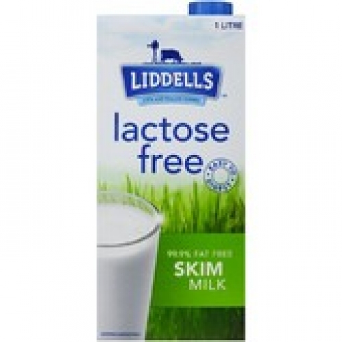 Liddells Lactose Free Skim Milk 1L