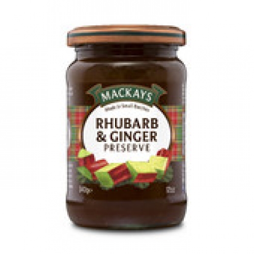 Mackay's Rhubarb & Ginger Marmalade & Preserve 340g