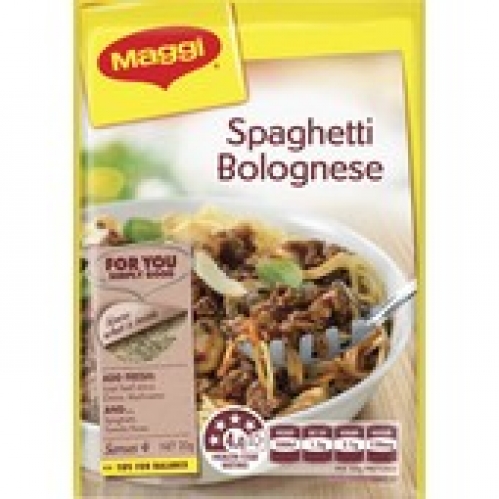 Maggi Spaghetti Bolognese Dry Recipe Base 20g