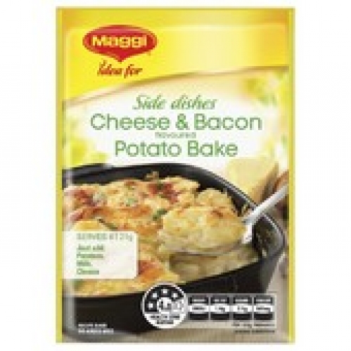 Maggi Vegetable Sensations Cheese & Bacon Potato Bake Recipe Base 21g