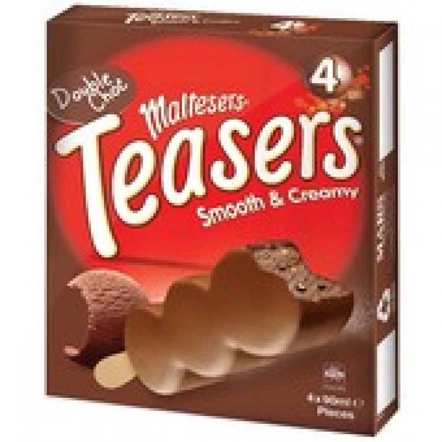Maltesers Double Chocolate Ice Cream 4 Pack 360mL