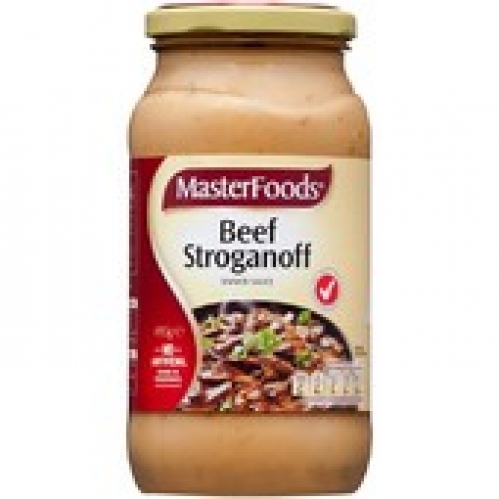 MasterFoods Beef Stroganoff Simmer Sauce 495g