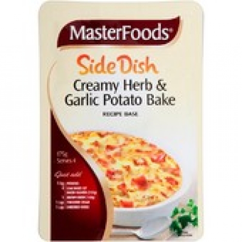 MasterFoods Side Dish Creamy Herb & Garlic Potato Bake Recipe Base 175g