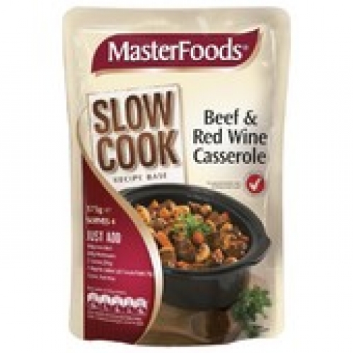MasterFoods Slow Cooker Beef & Red Wine Casserole Recipe Base 175g