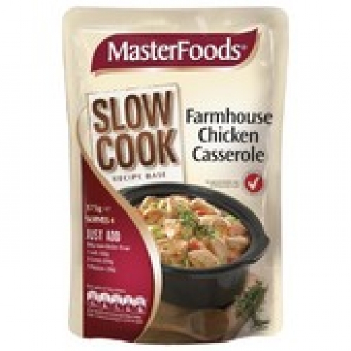 MasterFoods Slow Cooker Farmhouse Chicken Casserole Recipe Base 175g