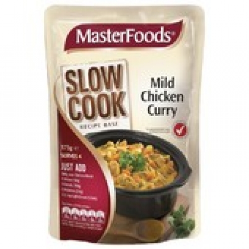 MasterFoods Slow Cooker Mild Chicken Curry Recipe Base 175g