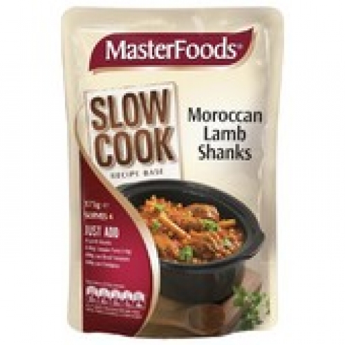 MasterFoods Slow Cooker Moroccan Lamb Shanks Recipe Base 175g