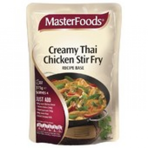 MasterFoods Stir Fry Creamy Thai Chicken Recipe Base 175g