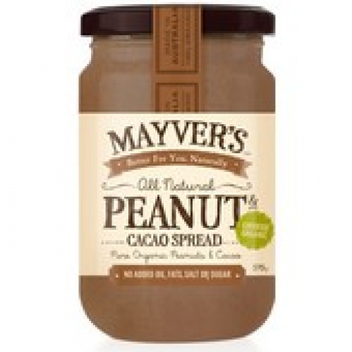Mayvers Organic Cacao Peanut Spread 375g