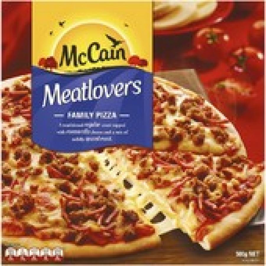 McCain Family Meat Lovers Frozen Pizza 500g