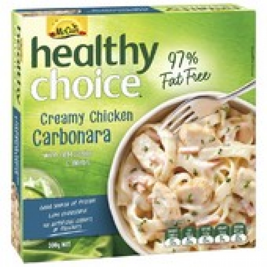 McCain Healthy Choice Bowl Chicken Carbonara Frozen Meal 300g