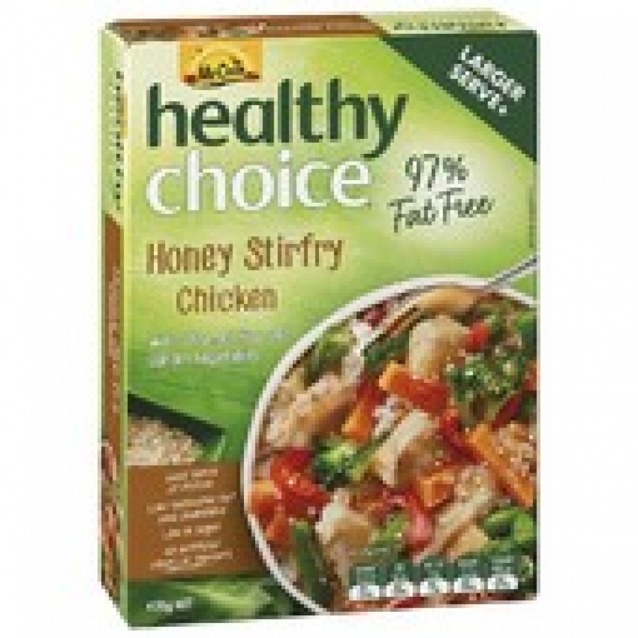 McCain Healthy Choice Plus Honey Stir Fry Chicken Frozen Meal Tray 420g