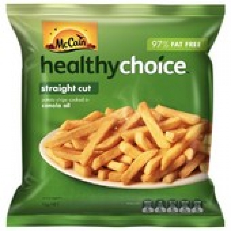 McCain Healthy Choice Straight Cut Frozen Potato Chips 1kg