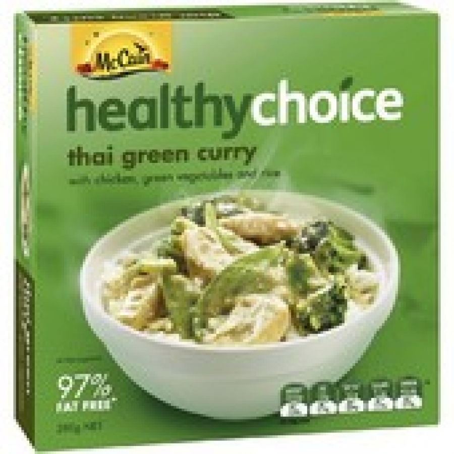 McCain Healthy Choice Thai Green Curry Frozen Meal Bowl 280g