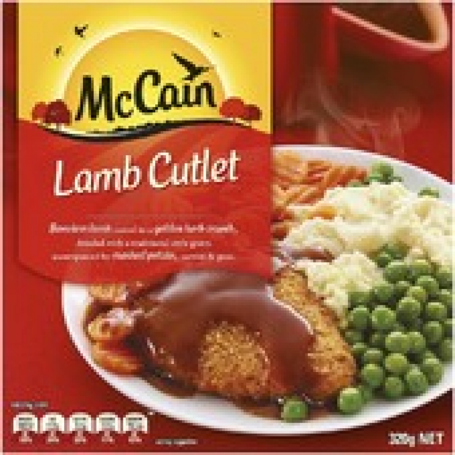 McCain Red Box Lamb Cutlet with Gravy Frozen Meal 320g