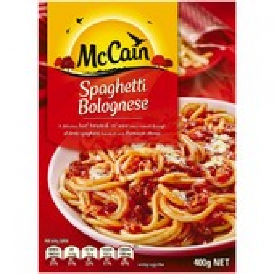 McCain Red Box Spaghetti Bolognese Frozen Meal 400g