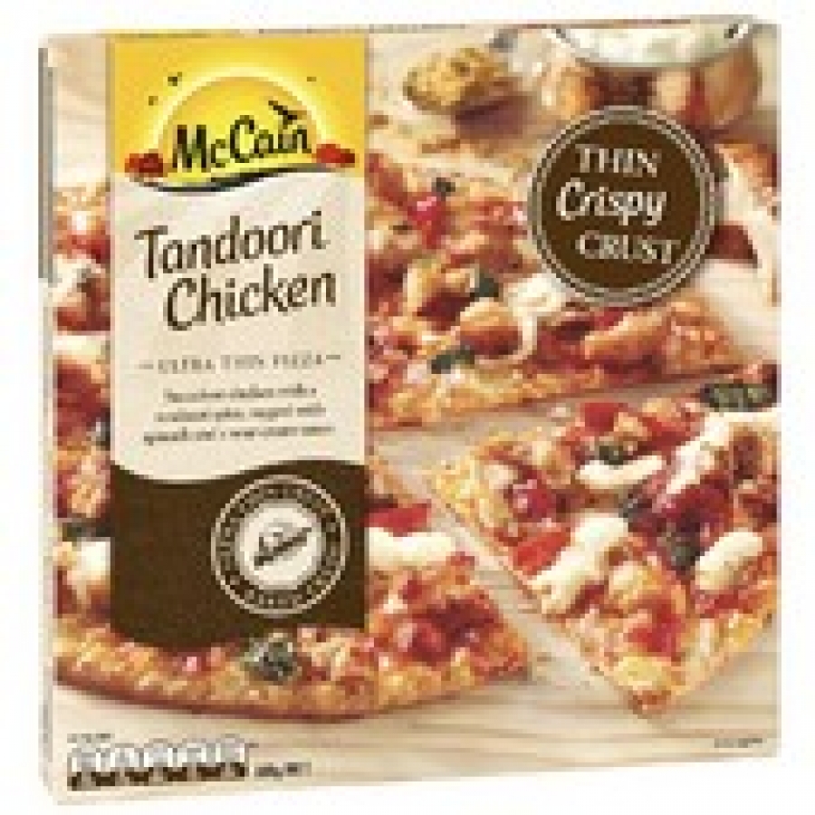 McCain Ultra Thin Crust Tandoori Chicken Frozen Pizza 320g