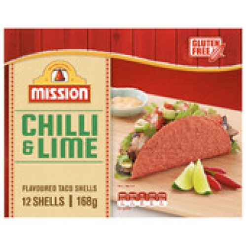 Mission Chilli And LimeTaco Shells 168g