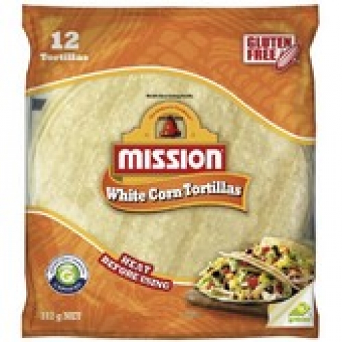 Mission White Corn Tortillas 12 pack