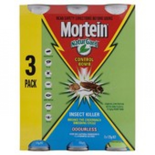 Mortein Naturgard Odourless Insect Bomb 3 pack