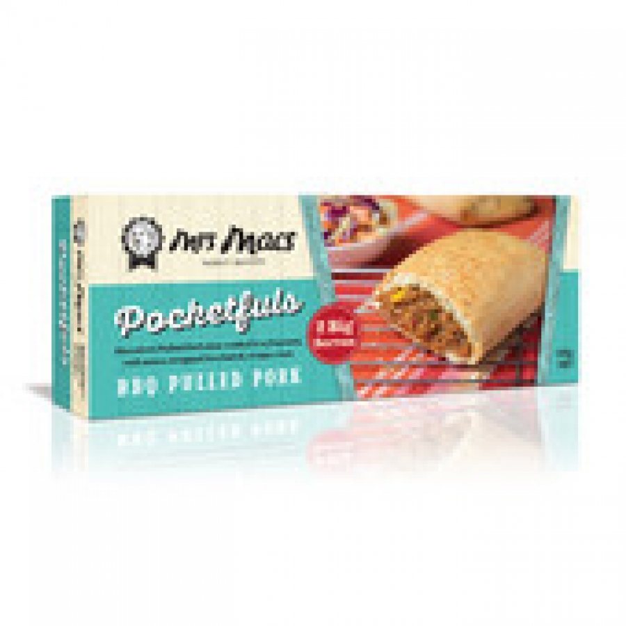 Mrs Macs Frozen Pulled Pork Pocketfuls 2 pack 350g