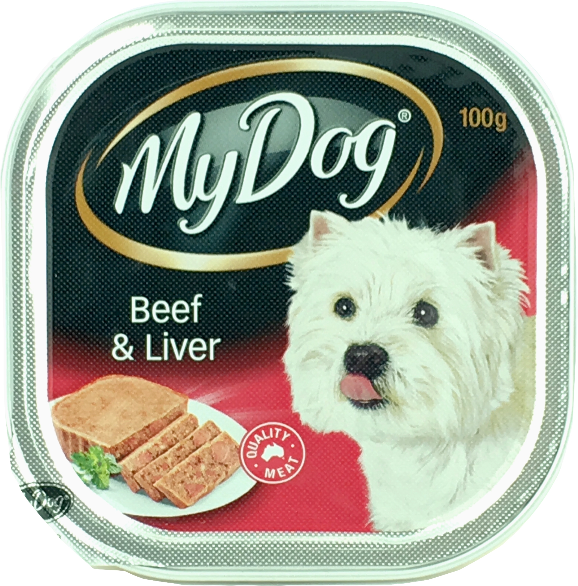 My Dog Beef & Liver Dog Food Tray 100g